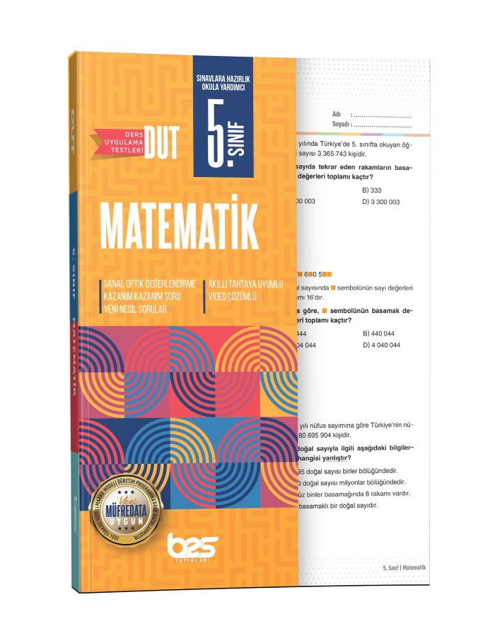 BES DUT 05.SINIF UYGULAMA TESTİ MATEMATİK -2025-26